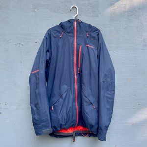 XL Patagonia Men's Snowshot Ski/Snowboard Jacket 2017 Navy Blue Used